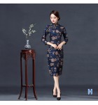 女裝改良旗袍優雅復古中長款