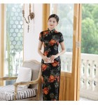 女裝旗袍短袖長裙