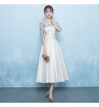 晚裝禮服宴會派對中長款連身裙