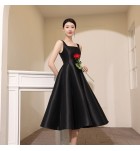 少女禮服裙吊帶無袖A字裙