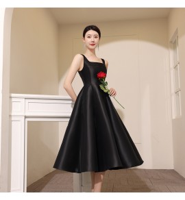 少女禮服裙吊帶無袖A字裙