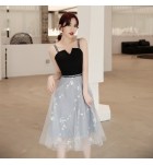 少女禮服裙吊帶網紗連身裙