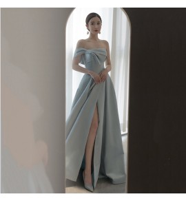 晚裝禮服抹胸長裙