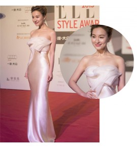 晚裝禮服抹胸露背魚尾長裙