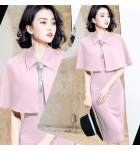 女裝禮服裙披肩斗篷中長裙