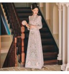 新娘結婚禮服刺繡中式嫁衣