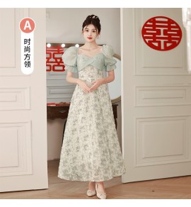 少女禮服裙伴娘服宴會長裙