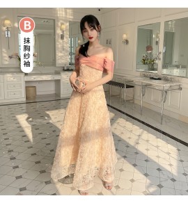 少女禮服裙伴娘服宴會長裙