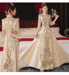 新娘中式婚紗禮服龍鳳褂