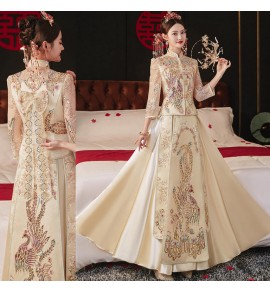 新娘中式婚紗禮服龍鳳褂