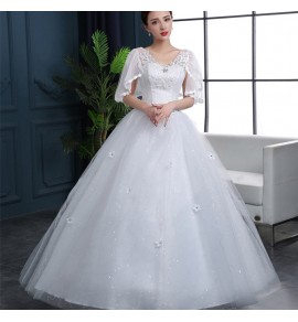 婚紗禮服大尺碼蕾絲齊地