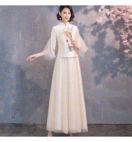 晚裝禮服新娘結婚敬酒服長裙