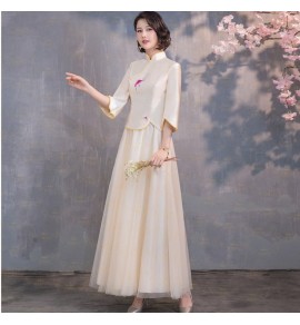 晚裝禮服新娘結婚敬酒服長裙