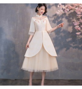 晚裝禮服新娘結婚敬酒服長裙