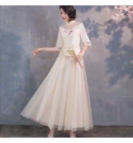 晚裝禮服新娘結婚敬酒服長裙