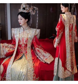 新娘龍鳳褂中式結婚禮服