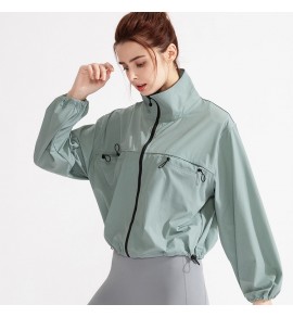 運動裝女裝跑步健身服外套