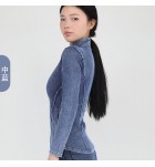 女裝牛仔瑜伽運動外套