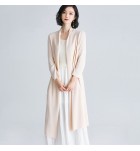 女裝披肩外套冰絲針織中長款