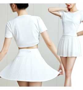 女裝百褶短裙運動服二件套