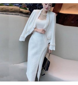 女裝西裝裙套裝外套半身裙兩件套
