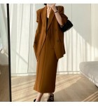 女裝西裝外套半身裙兩件套