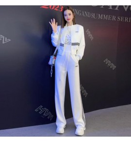 女裝運動休閒長褲套裝三件套