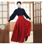 女裝漢服上衣半身裙套裝兩件套