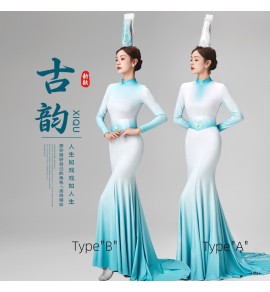 中國風女裝古典舞蹈演出服裝