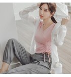 運動裝女裝戶外防曬衣三件套