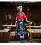 Cosplay女裝瑤族土家族表演服