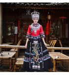 Cosplay女裝瑤族土家族表演服